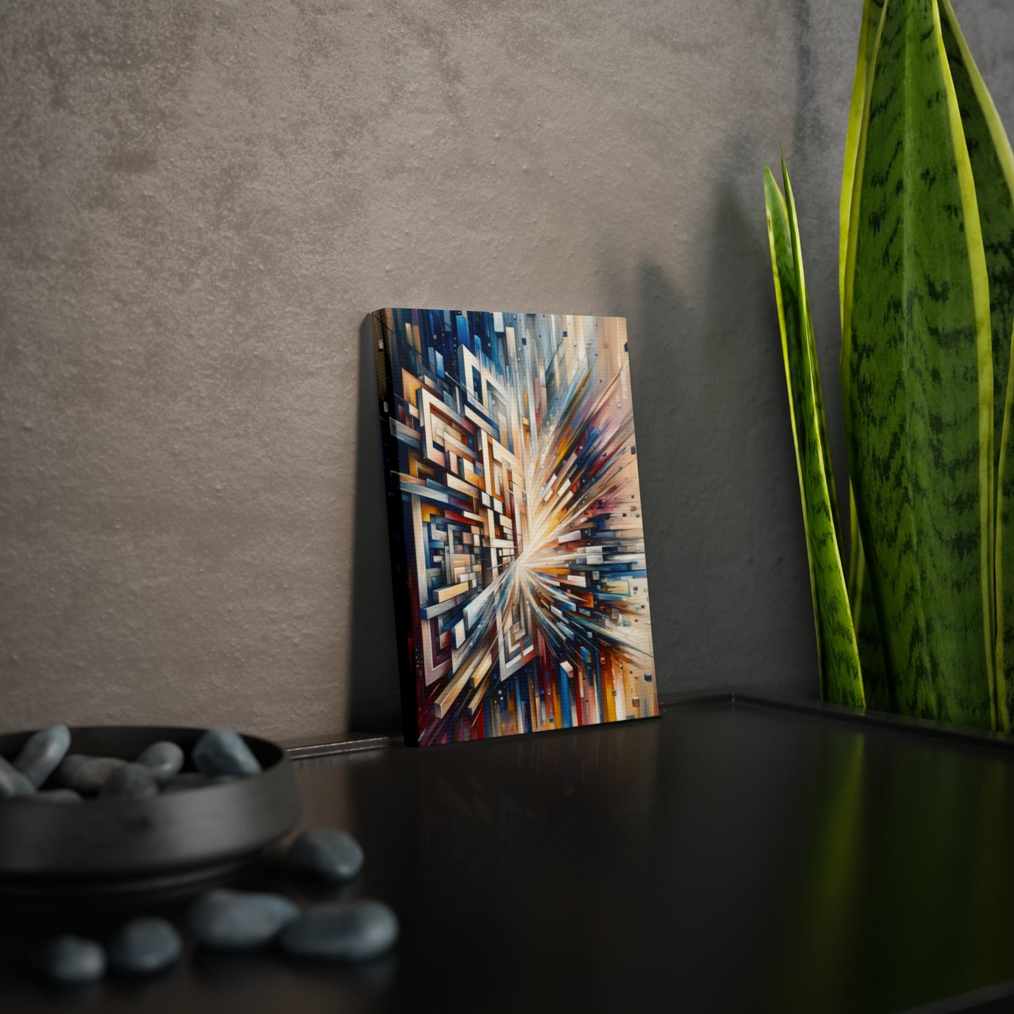 Pieces Unifying Focus Canvas Photo Tile