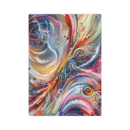 Interconnectivity Tachism Dynamics Canvas Photo Tile
