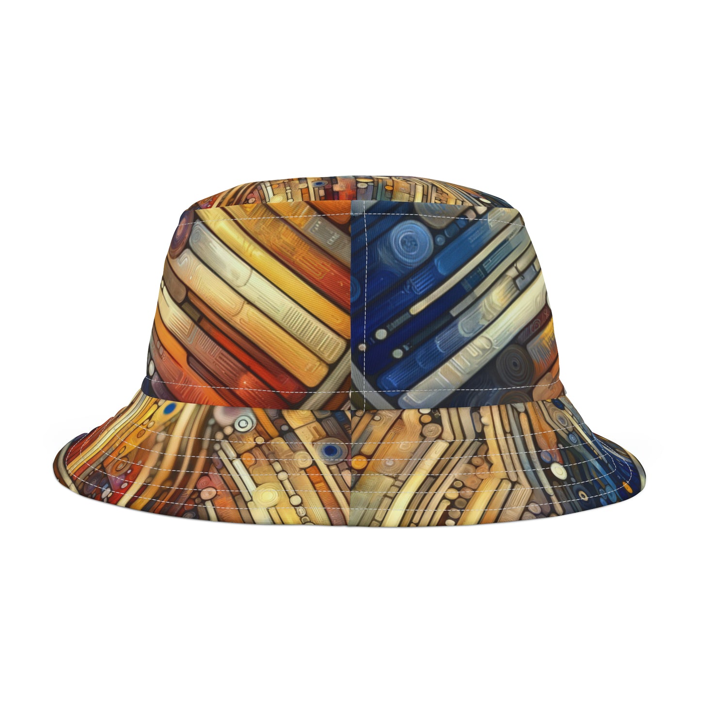 Digital Rhythm Tapestry Bucket Hat (AOP)