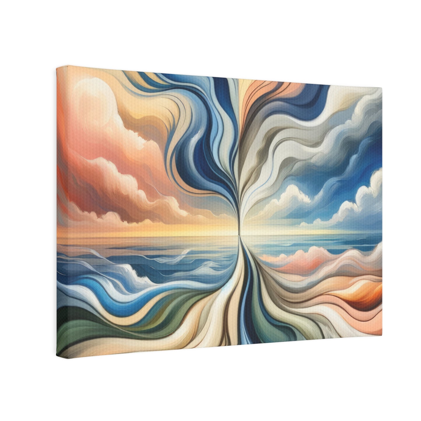 Tachism Confluence Harmony Canvas Photo Tile