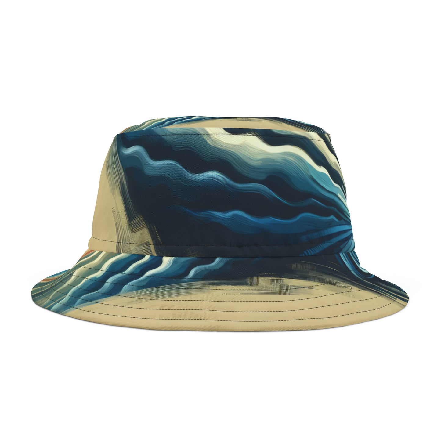 Ripple Effect Abstract Bucket Hat (AOP)