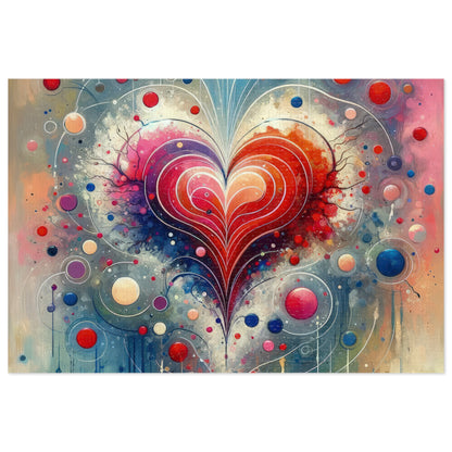 Emotional Physics Heart Jigsaw Puzzle (30, 110, 252, 500,1000-Piece)