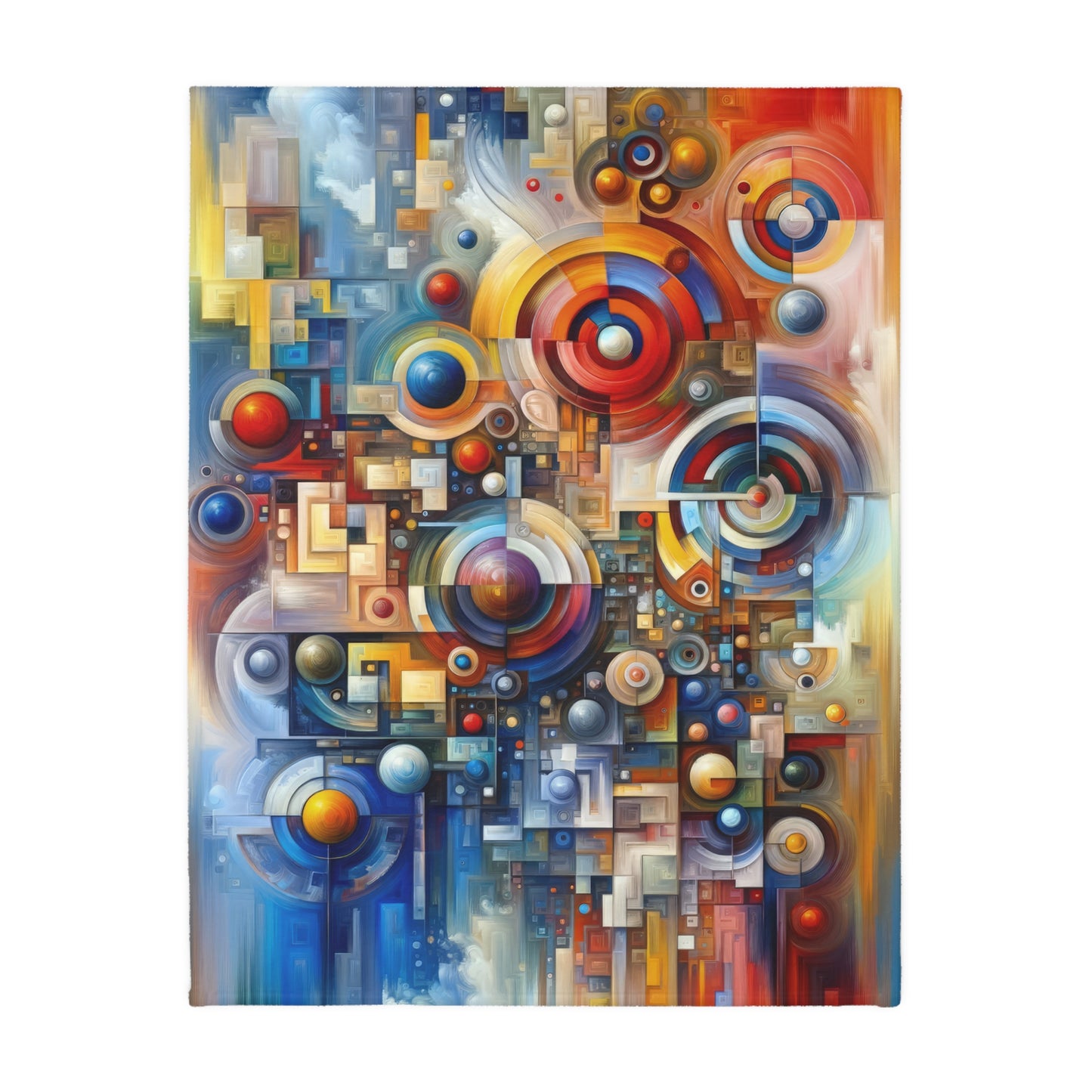 Coexistence Harmony Code Velveteen Microfiber Blanket (Two-sided print)