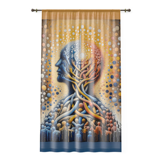 Unveiling Inner Essence Window Curtain