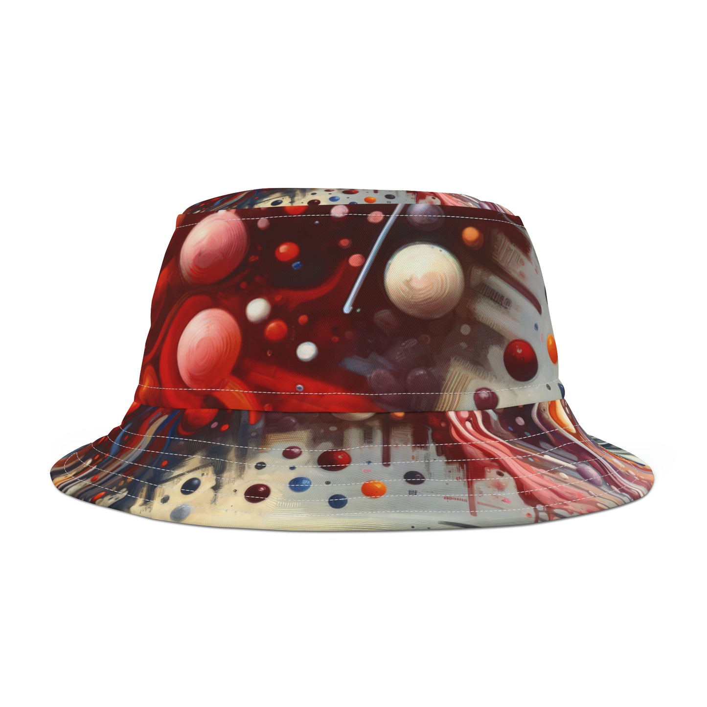 Symbiotic Exchange Abstract Bucket Hat (AOP)