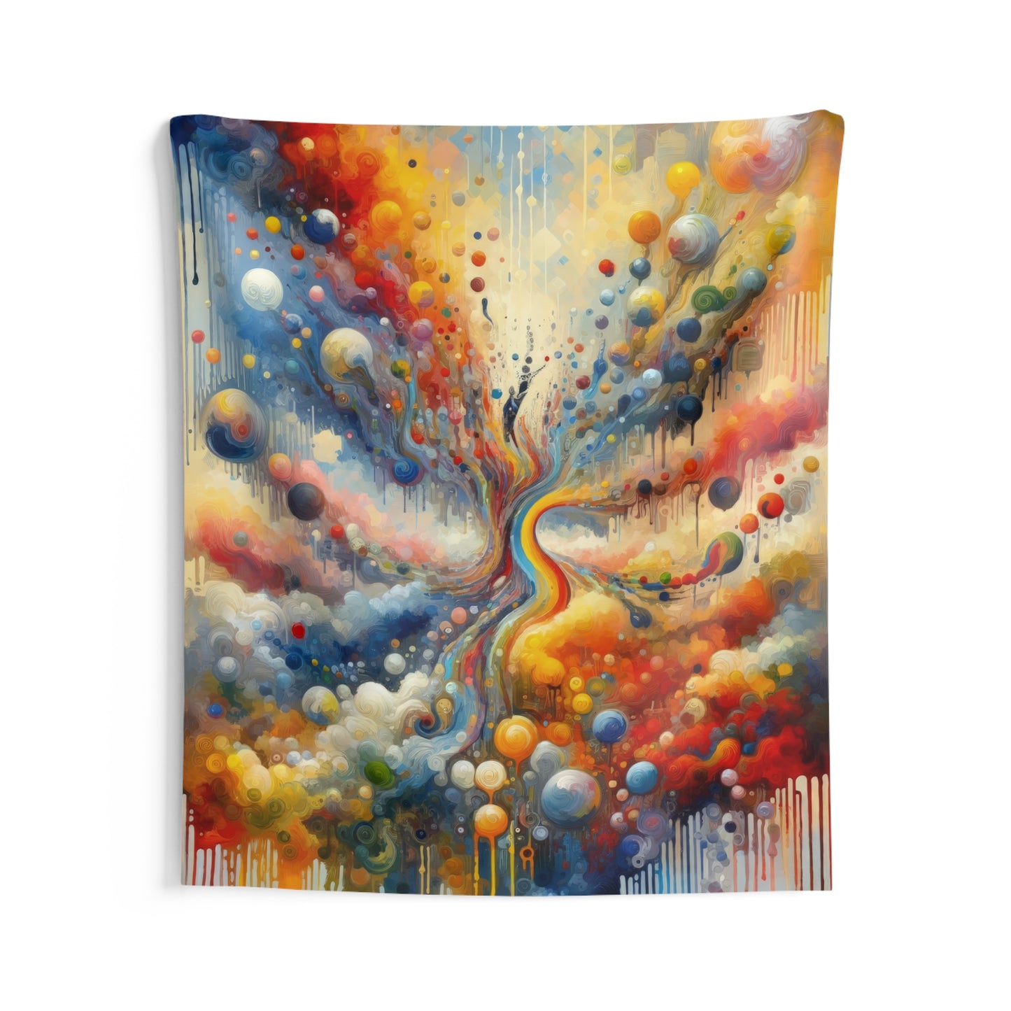 Choices Tachism Canvas Indoor Wall Tapestries