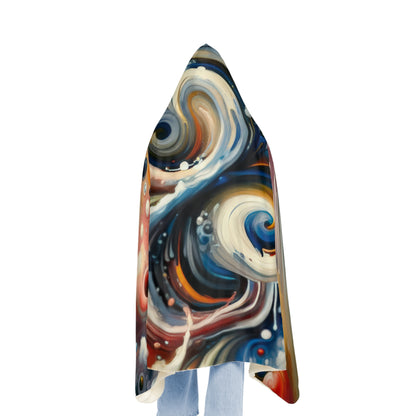 Paradoxical Embrace Tachism Snuggle Blanket