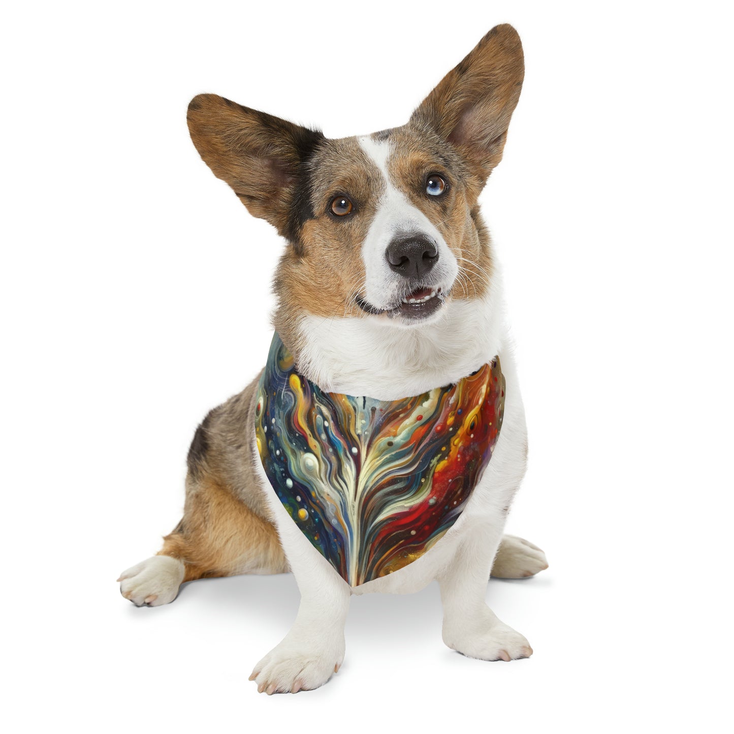 Cosmic Vision Tree Pet Bandana Collar