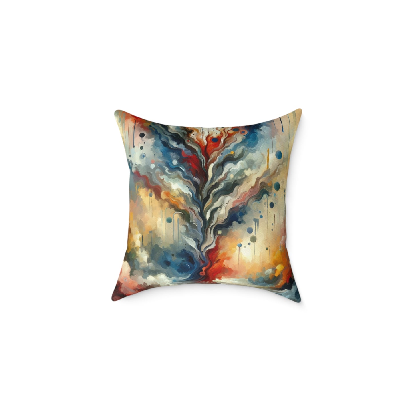 Abstract Forgiveness Offering Spun Polyester Pillow