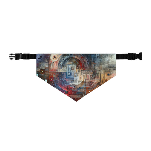 Awareness Algorithm Tachism Pet Bandana Collar