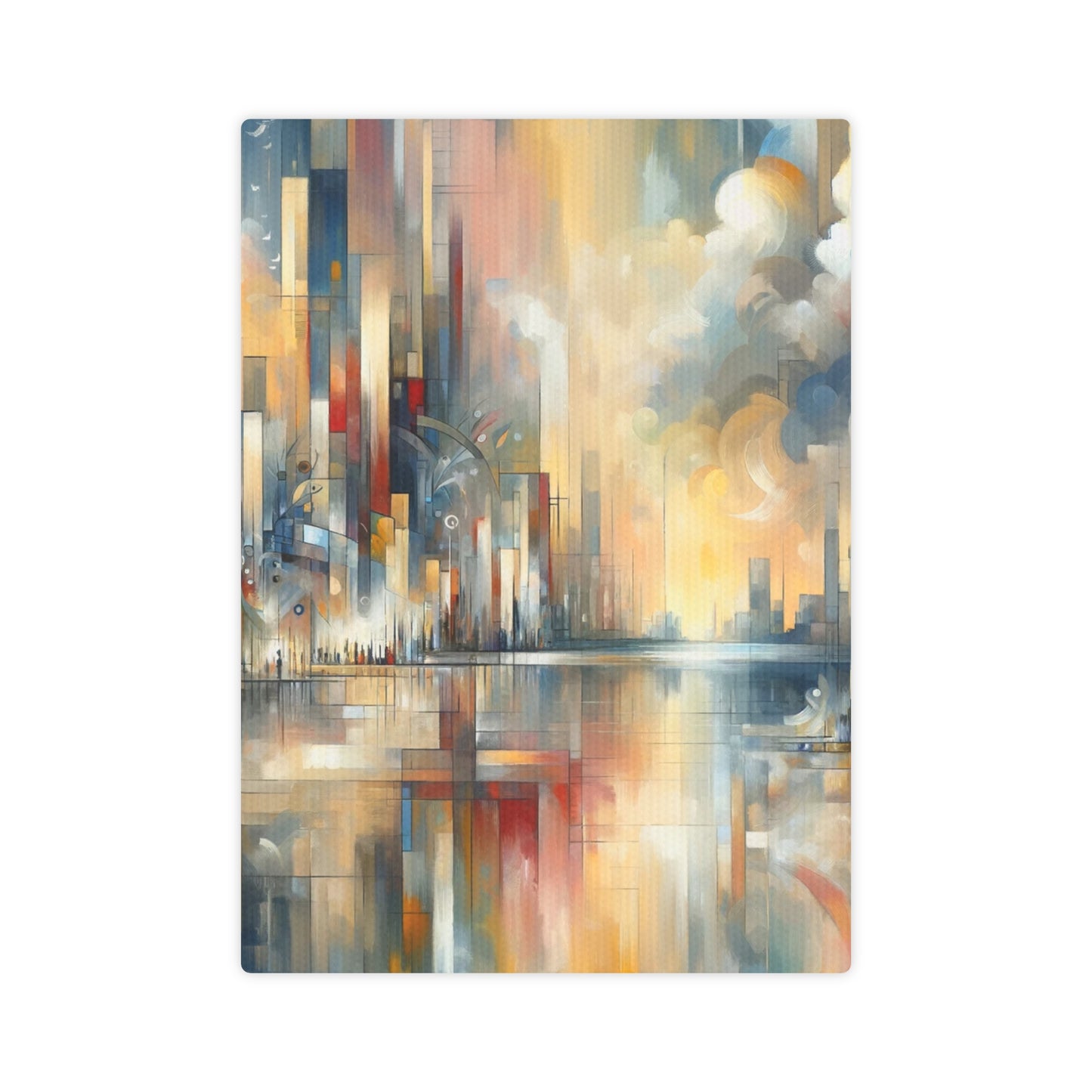 Abstract Buzzing Stillness Canvas Photo Tile
