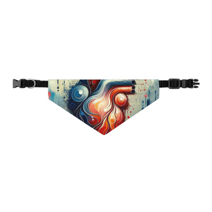 Rhythmic Heart Harmony Pet Bandana Collar