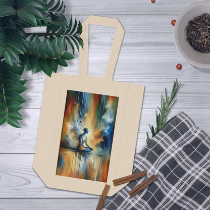 Resonance Abstract Healing Double Wine Tote Bag