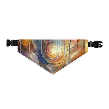 Presence Anchored Tachism Pet Bandana Collar