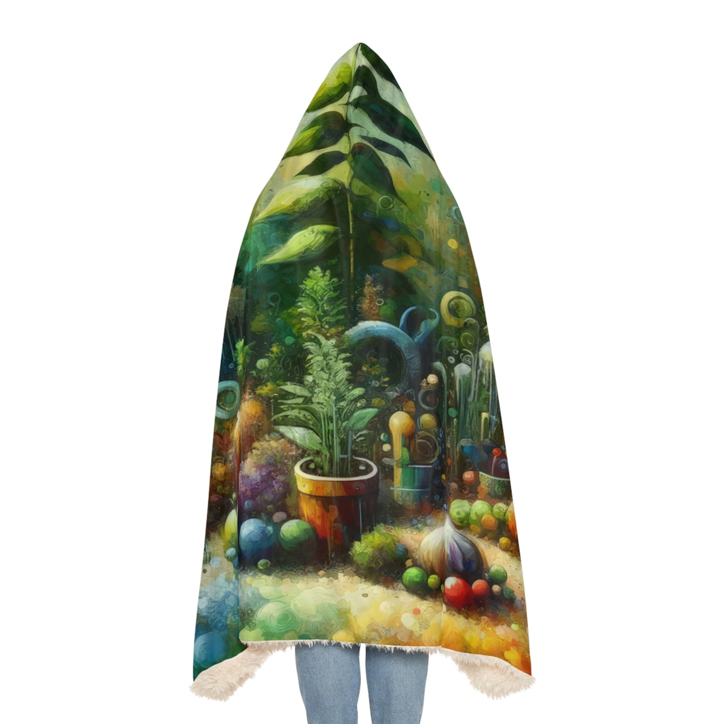 Communal Garden Microcosm Snuggle Blanket