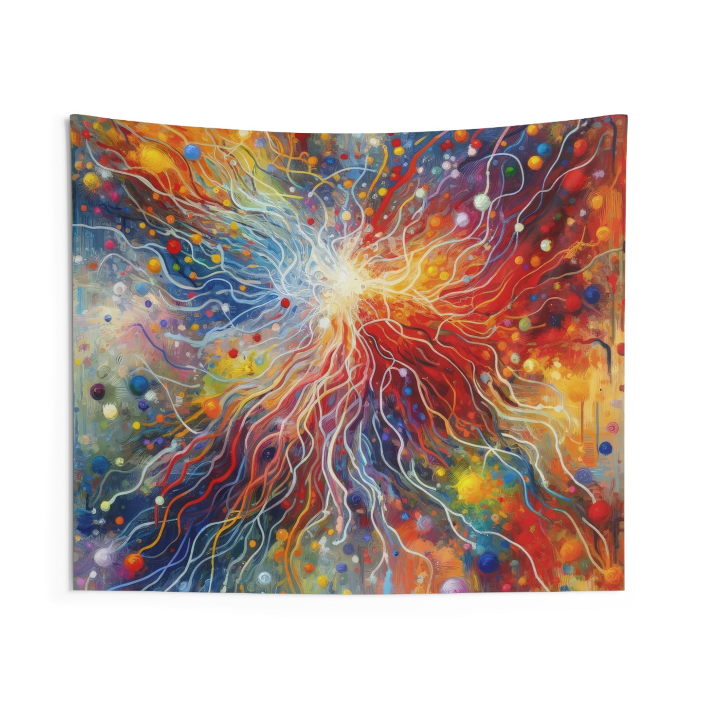 Emotive Yarn Explosion Indoor Wall Tapestries