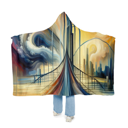 Conscious Bridge Tachism Snuggle Blanket