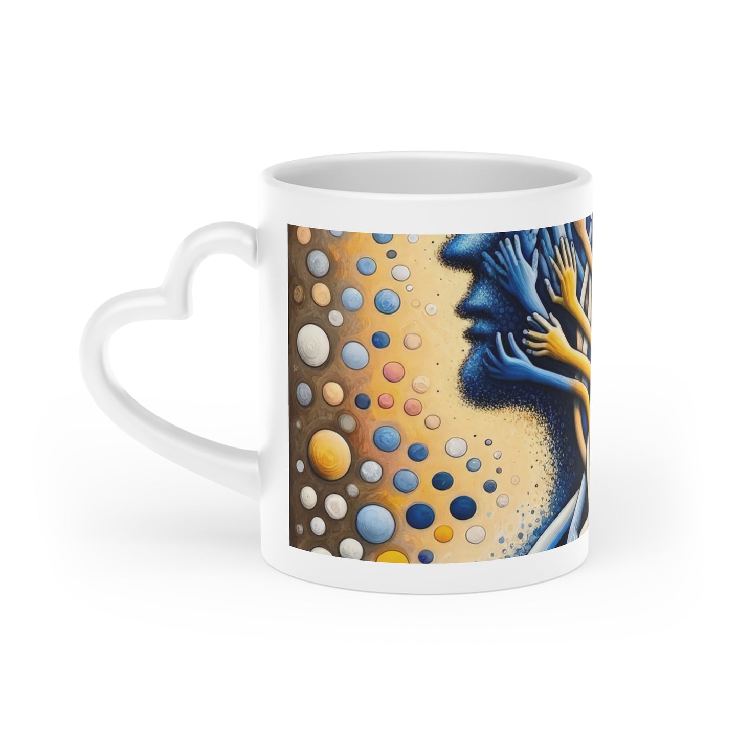 Unveiling Inner Essence Heart-Shaped Mug