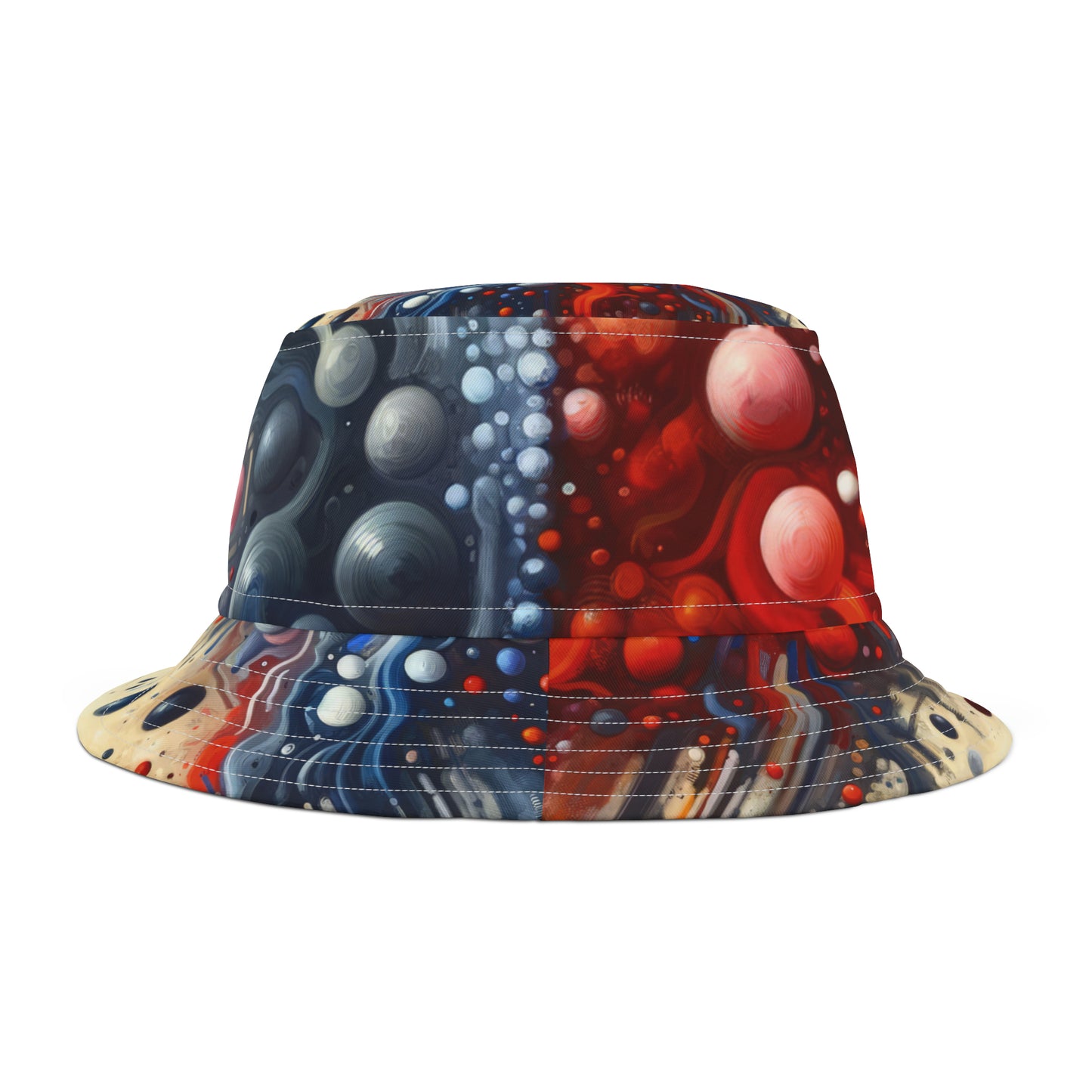 Symbiotic Exchange Abstract Bucket Hat (AOP)