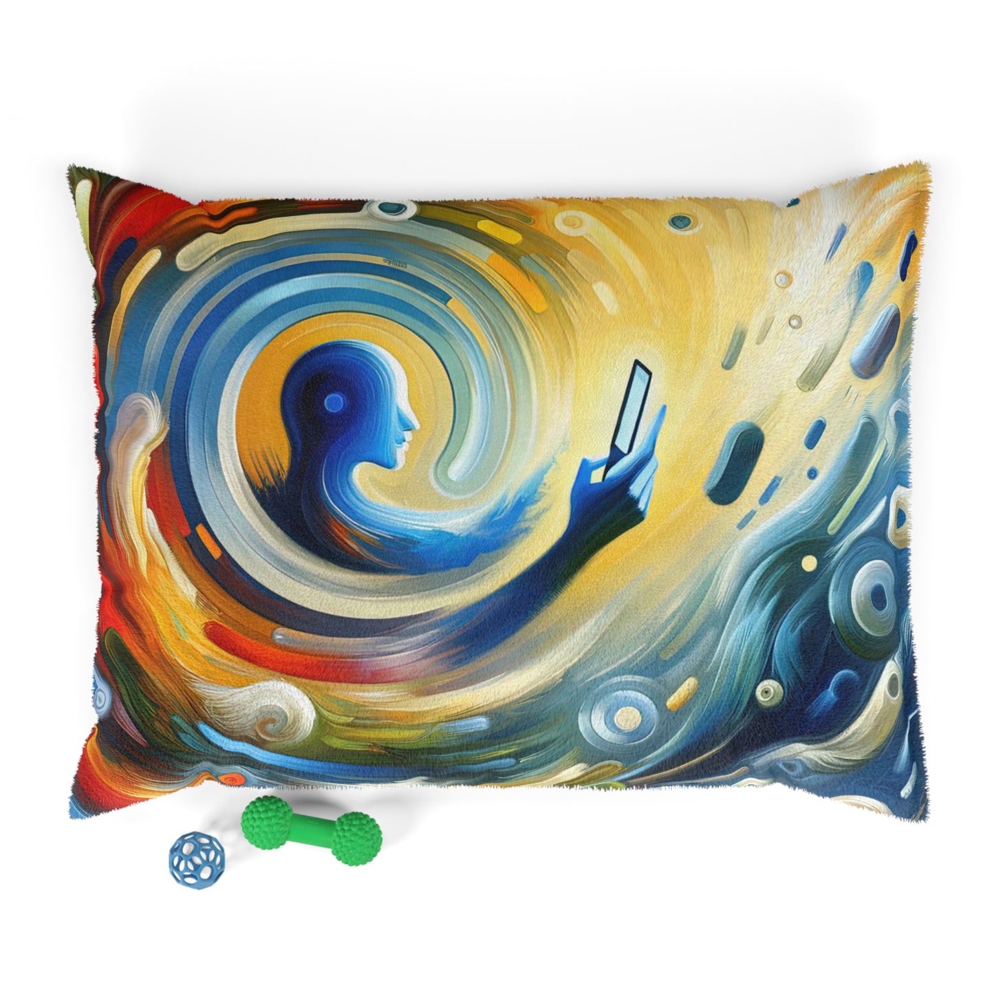 Swipe Connection Tachism Pet Bed