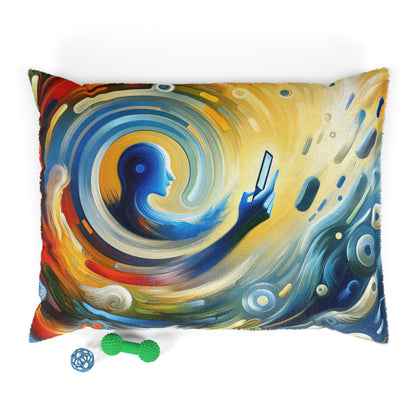 Swipe Connection Tachism Pet Bed