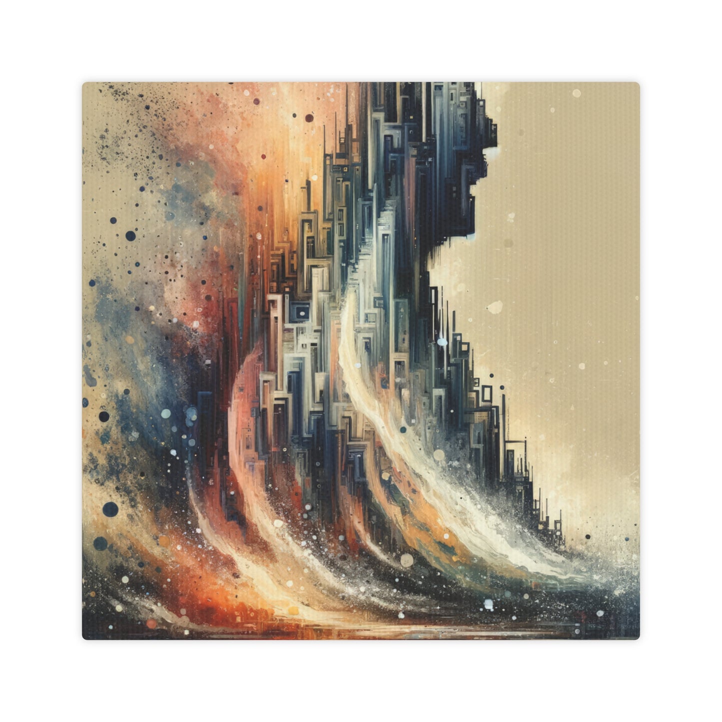 Enduring Echoes Resonance Canvas Photo Tile