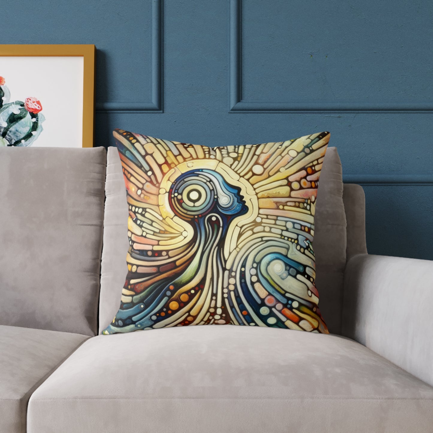 Inner Mosaic Kindness Spun Polyester Pillow