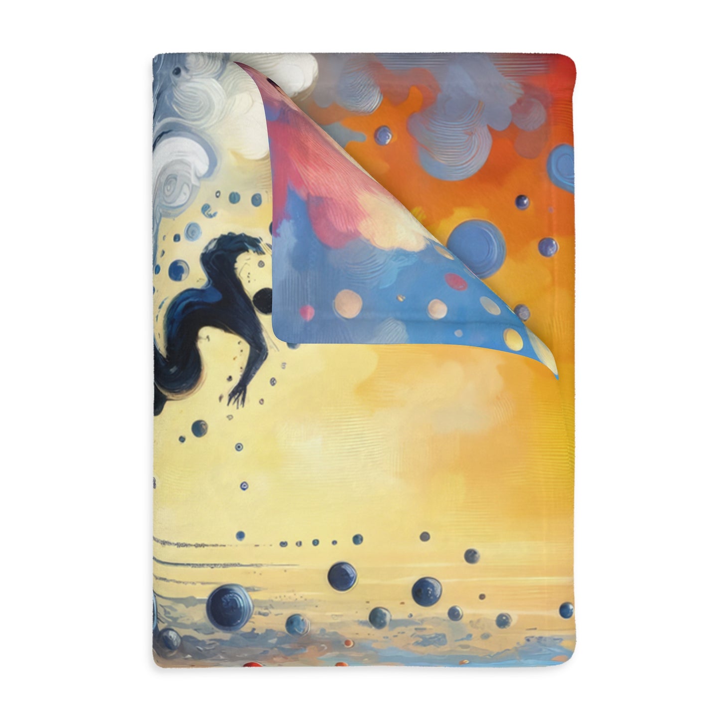 Faithful Diving Bridges Velveteen Microfiber Blanket (Two-sided print)