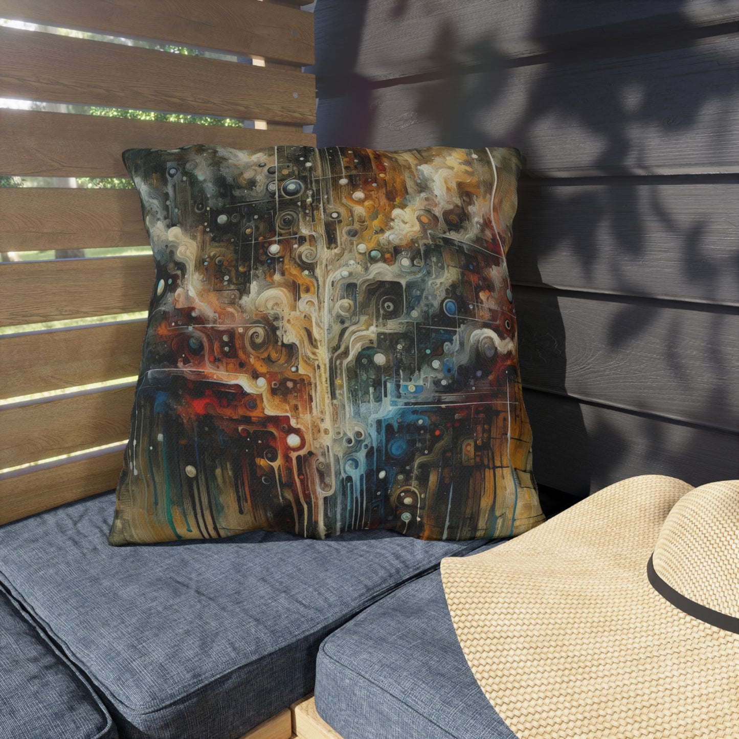 Integral Stewardship Abstract Outdoor Pillows
