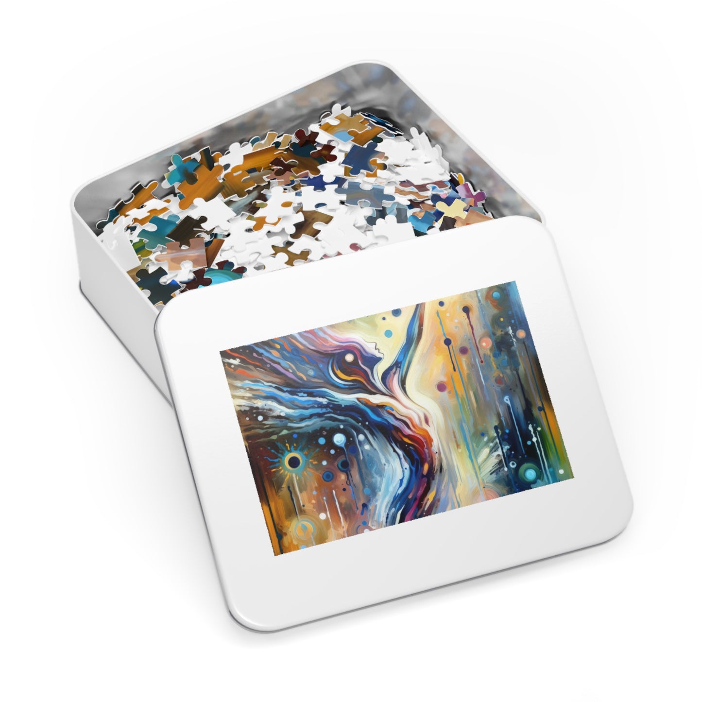 Journey Embrace Tachism Jigsaw Puzzle (30, 110, 252, 500,1000-Piece)