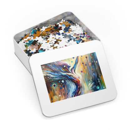 Journey Embrace Tachism Jigsaw Puzzle (30, 110, 252, 500,1000-Piece)