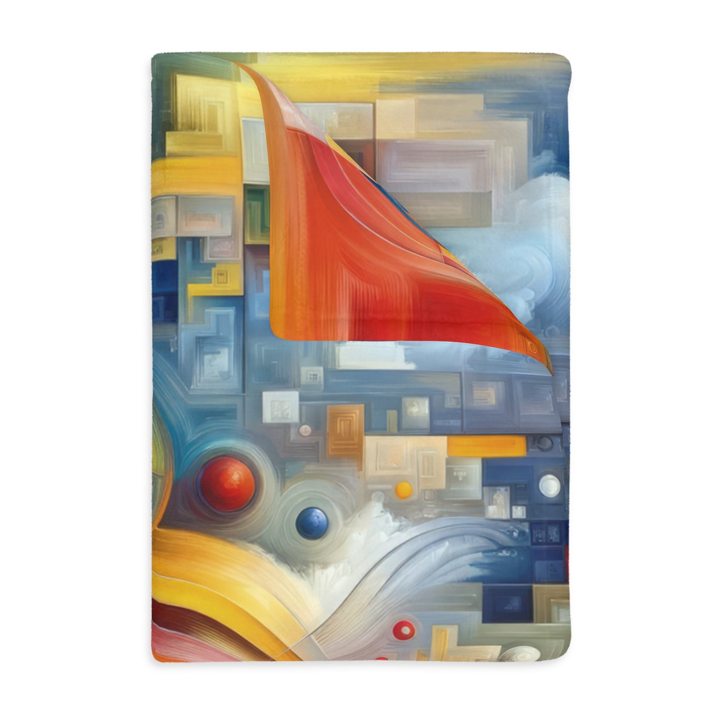 Coexistence Harmony Code Velveteen Microfiber Blanket (Two-sided print)