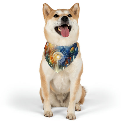 Mindful Megabyte Convergence Pet Bandana Collar