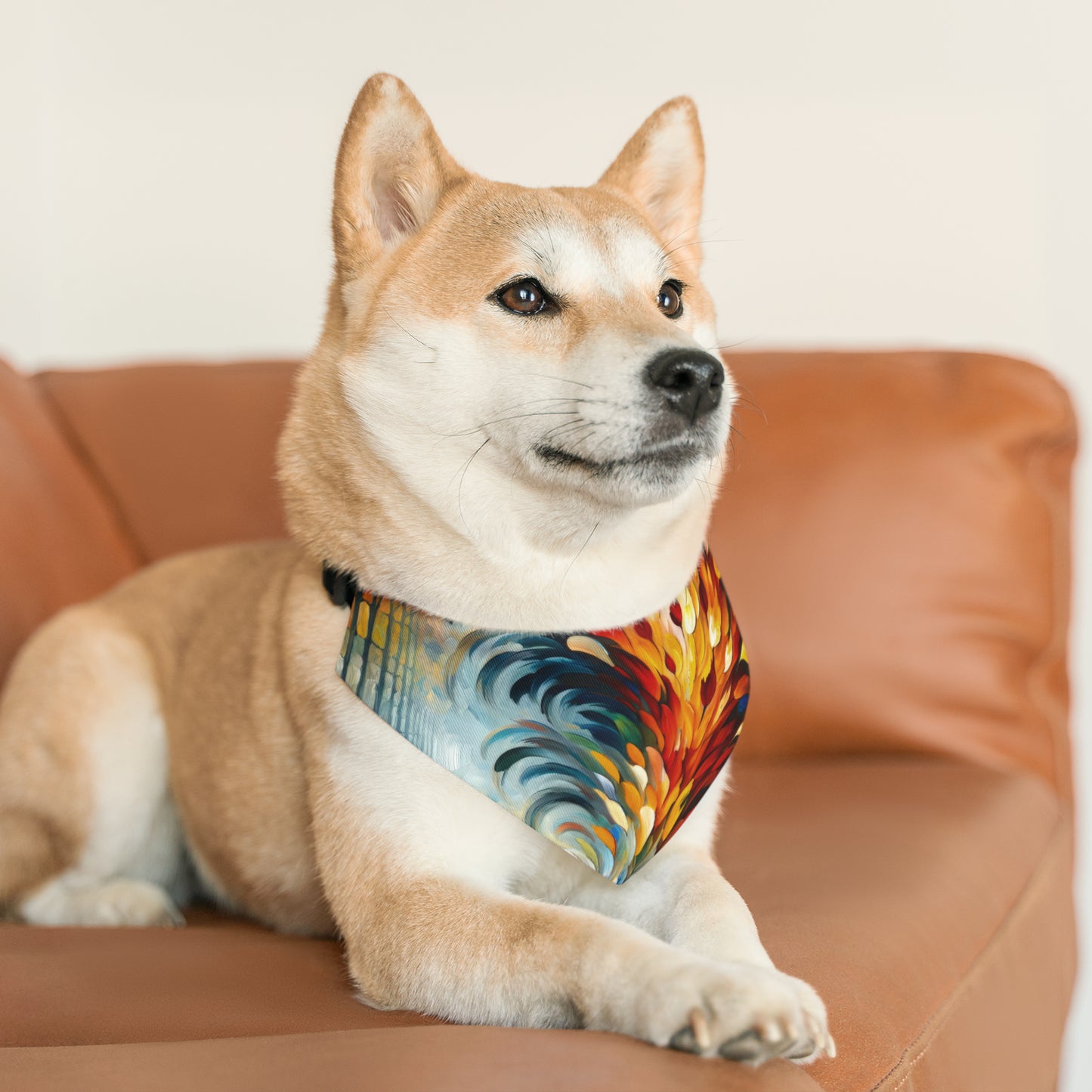 Autumn Whirlwind Escape Pet Bandana Collar