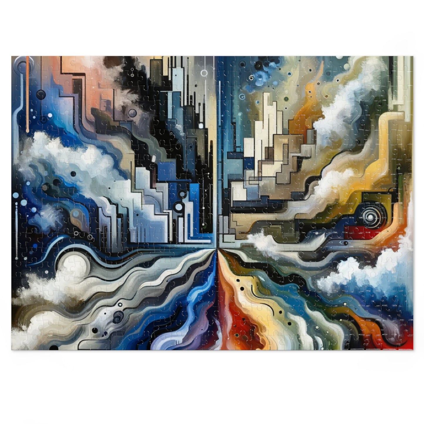 Digital Divide Navigation Jigsaw Puzzle (30, 110, 252, 500,1000-Piece)