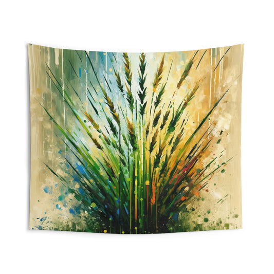 Grass Testament Change Indoor Wall Tapestries