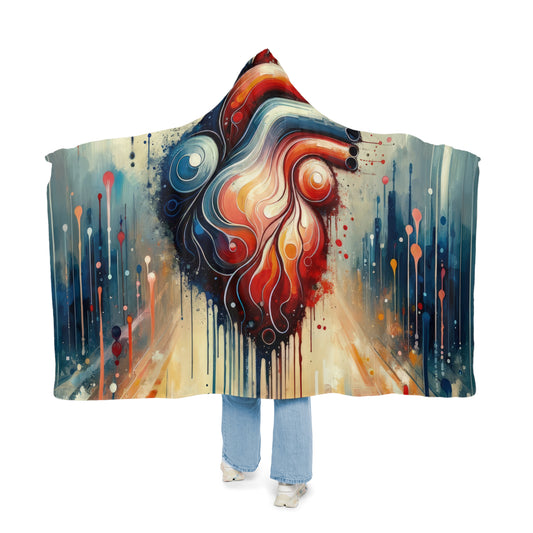 Rhythmic Heart Harmony Snuggle Blanket