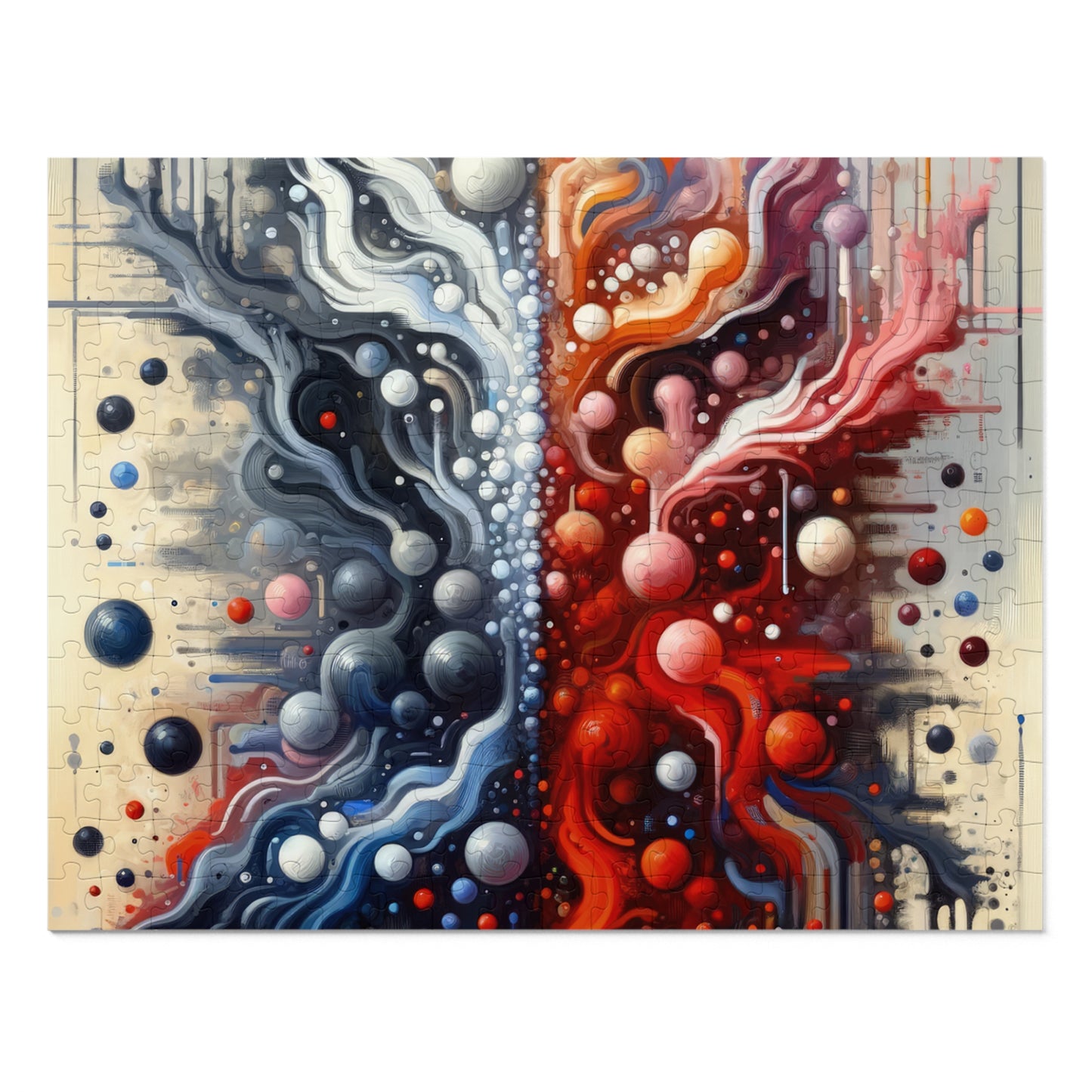 Symbiotic Exchange Abstract Jigsaw Puzzle (30, 110, 252, 500,1000-Piece)