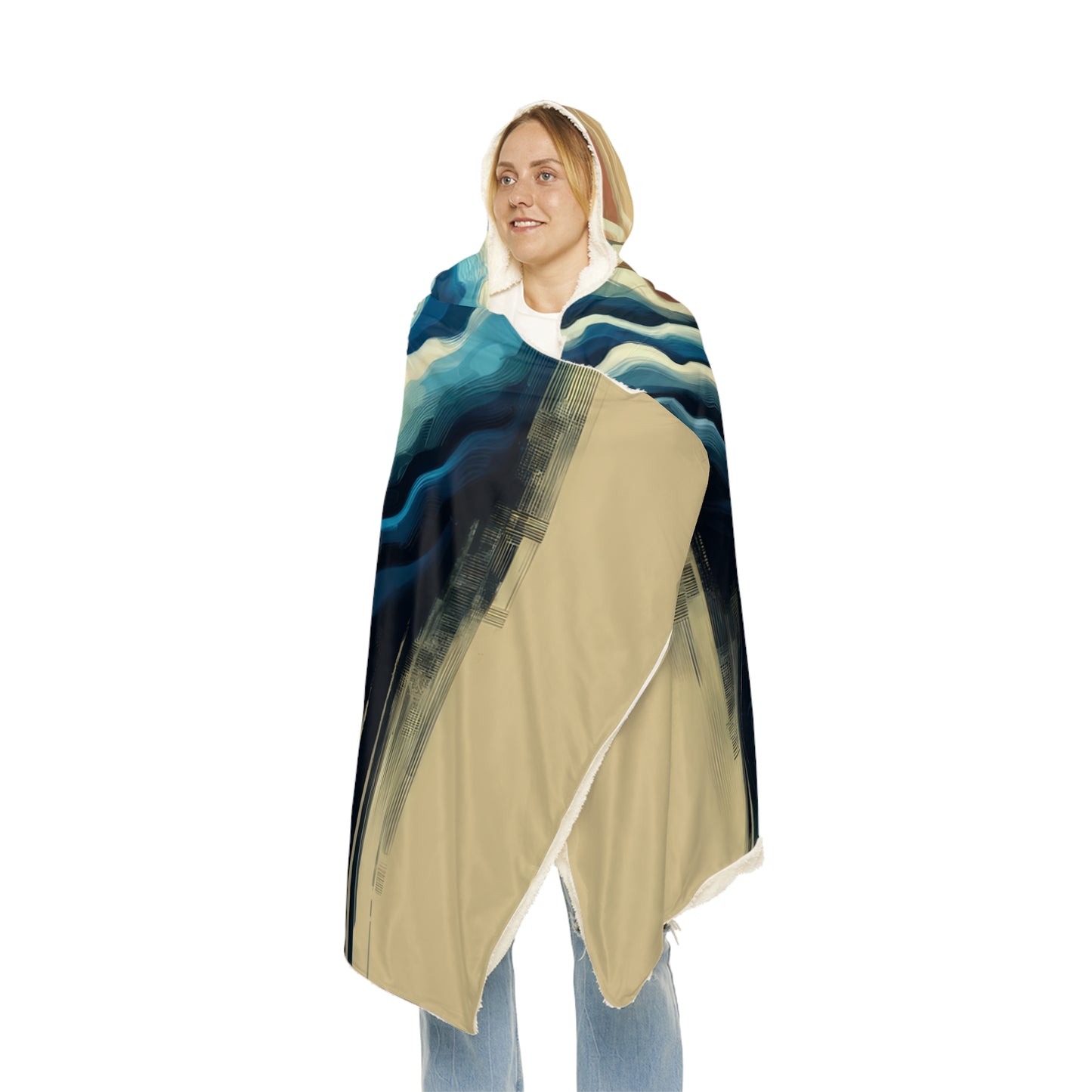 Ripple Effect Abstract Snuggle Blanket