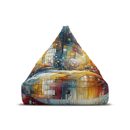 Reflective Habitation Art Bean Bag Chair Cover