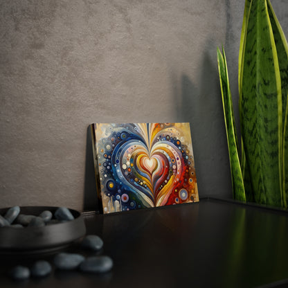 Harmonic Heart Essence Canvas Photo Tile