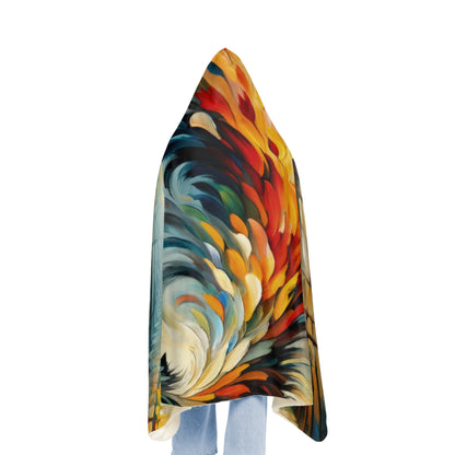 Autumn Whirlwind Escape Snuggle Blanket