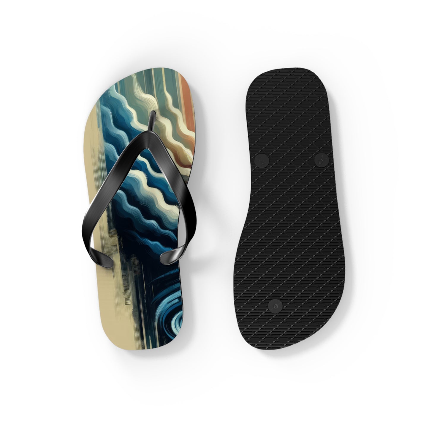 Ripple Effect Abstract Flip Flops