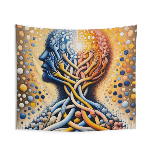 Unveiling Inner Essence Indoor Wall Tapestries