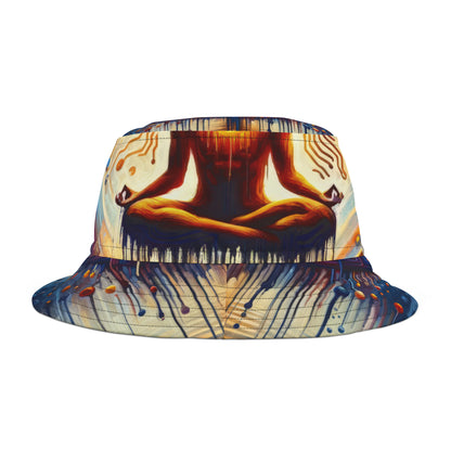 Meditative Technological Fusion Bucket Hat (AOP)