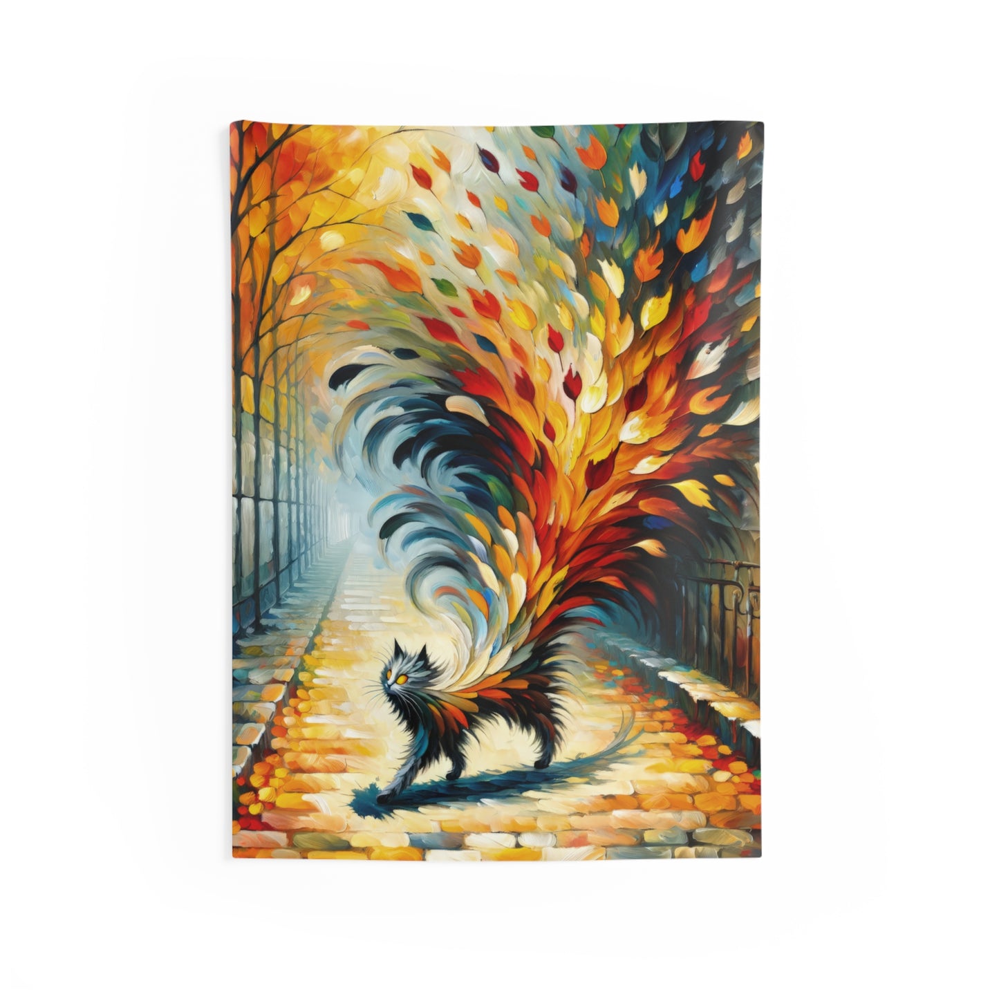 Autumn Whirlwind Escape Indoor Wall Tapestries