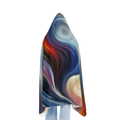 Harmonious Mindset Abstract Snuggle Blanket