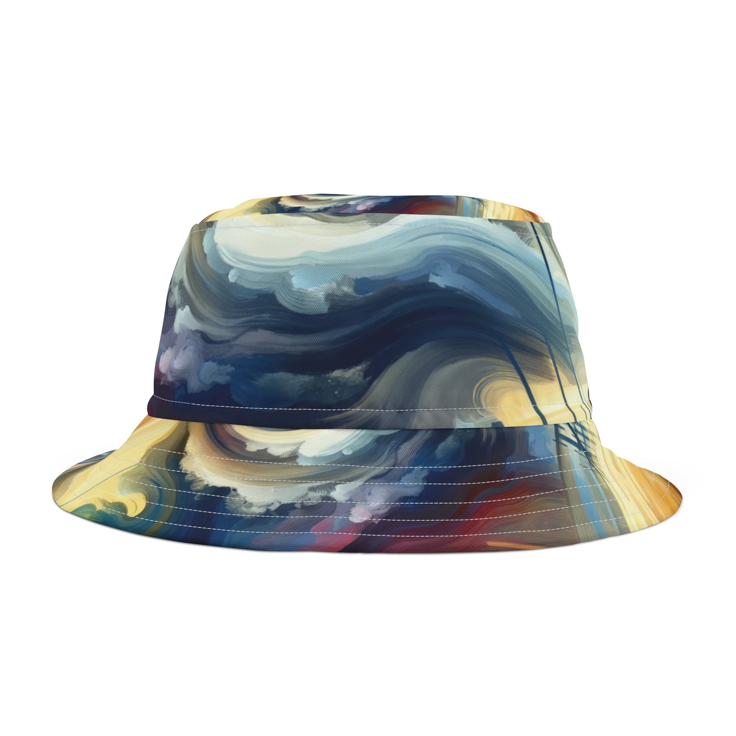 Conscious Bridge Tachism Bucket Hat (AOP)