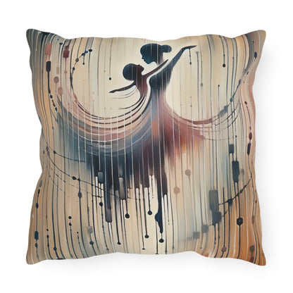 Rhythmic Heart Dance Outdoor Pillows