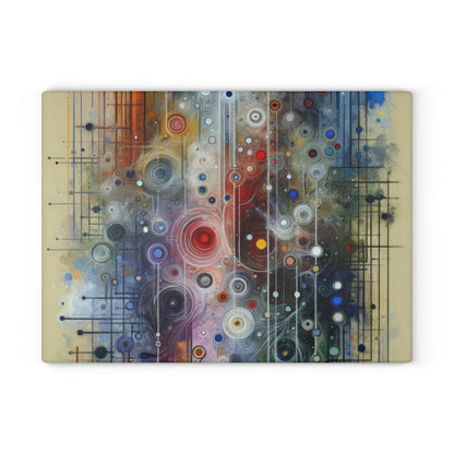 Awakenings Interconnectedness Tachism Glass Cutting Board